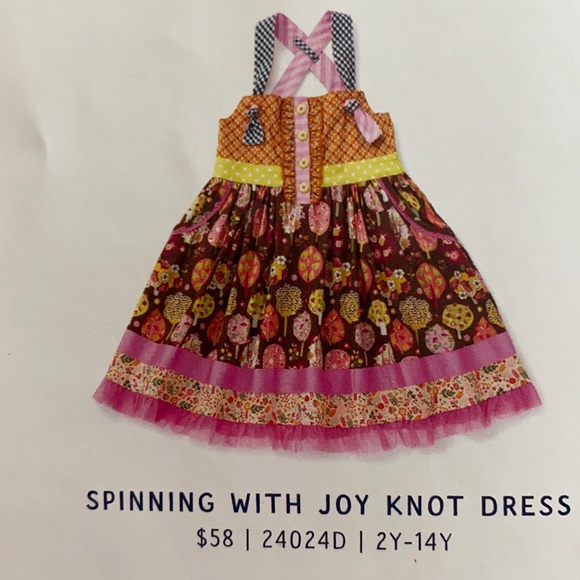 Spinning with Joy Knot Dress, Friendly Mime pant - Picture 1 of 4